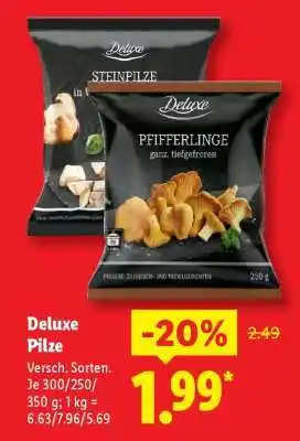 Lidl Deluxe Pilze Angebot