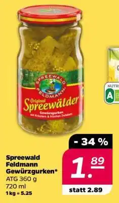 NETTO SPREEWALD-FELDMANN Gewürzgurken Angebot