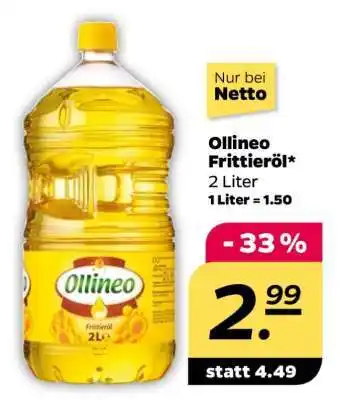 NETTO Ollineo Frittieröl Angebot