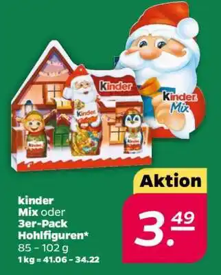 NETTO kinder Mix oder 3er-Pack Hohlfiguren Angebot