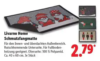 Lidl LIVARNO home Schmutzfangmatte Angebot
