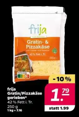 NETTO frija Gratin- & Pizzakäse gerieben Angebot