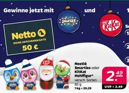 NETTO Nestlé Smarties oder KitKat Hohlfigur Angebot