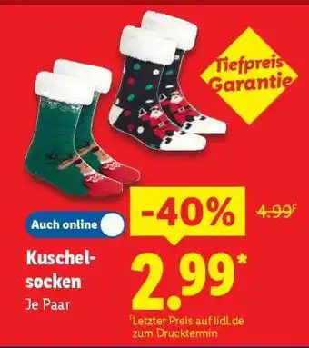 Lidl Kuschelsocken Angebot