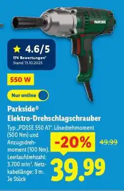 Lidl PARKSIDE Elektro-Drehschlagschrauber Angebot