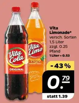 NETTO VITA Limonade Angebot