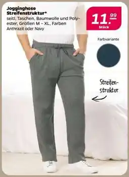 NETTO Jogginghose Streifenstruktur Angebot