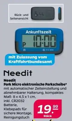 NETTO Needit Park Micro elektronische Parkscheibe Angebot