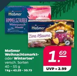 NETTO Meßmer Weihnachtsmarkt- oder Wintertee Angebot