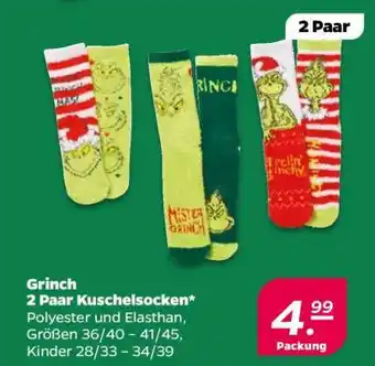 NETTO Grinch 2 Paar Kuschelsocken Angebot