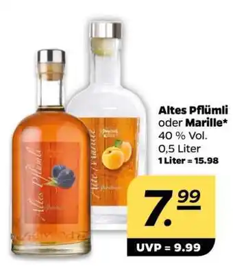 NETTO Altes Pflümli oder Marille Angebot