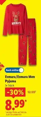 Lidl Esmara/Esmara Men Pyjama Angebot