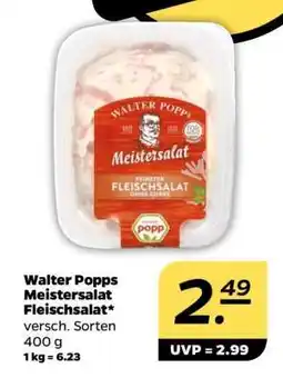 NETTO Walter Popps Meistersalt Fleischsalat Angebot
