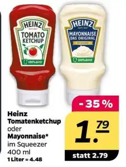NETTO Heinz Tomatenketchup oder Mayonnaise Angebot