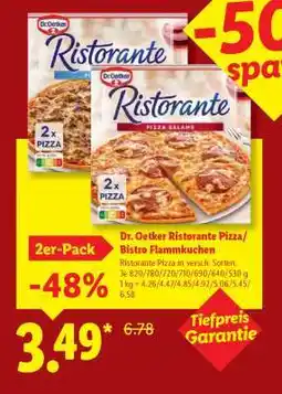 Lidl Dr. Oetker Ristorante Pizza Bistro Flammkuchen Angebot