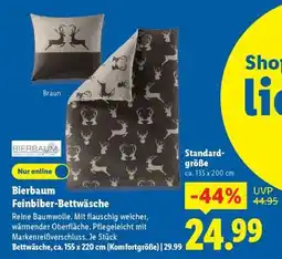 Lidl Bierbaum Feinbiber-Bettwäsche Angebot