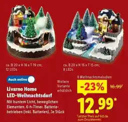 Lidl LIVARNO home LED-Weihnachtsdorf Angebot