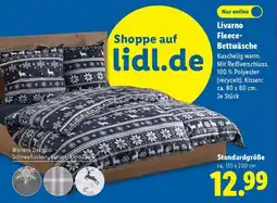 Lidl Livarno Fleece-Bettwäsche Angebot