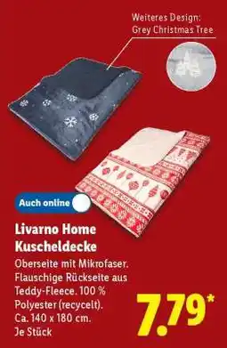 Lidl LIVARNO home Kuscheldecke Angebot