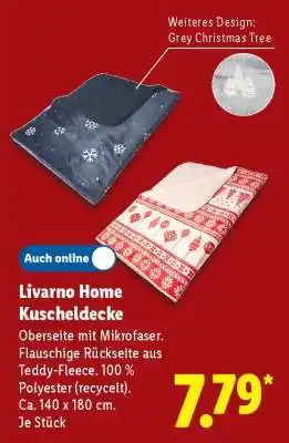 Lidl LIVARNO home Kuscheldecke Angebot