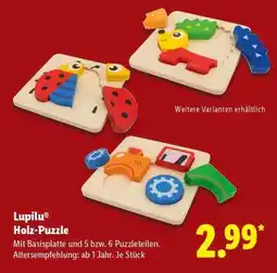 Lidl Lupilu Holz-Puzzle Angebot