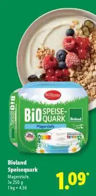 Lidl Bioland Speisequark Angebot