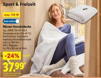 Lidl Wärme-Kuscheldecke Angebot