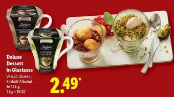 Lidl Deluxe Dessert in Glas tasse Angebot