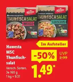 Lidl Hawesta MSC Thunfisch-Salat Angebot