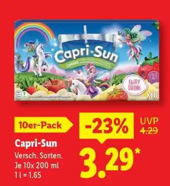 Lidl Capri-Sun Angebot