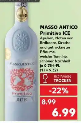 Kaufland MASSO ANTICO Primitivo ICE Angebot