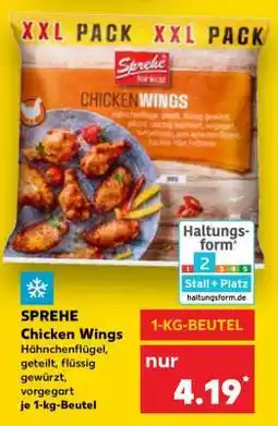 Kaufland SPREHE Chicken Wings Angebot