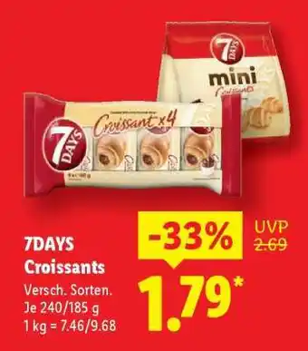 Lidl 7DAYS Croissants Angebot