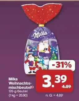 Famila Nord Ost MILKA Weihnachtsmischbeutel Angebot