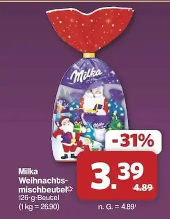 Famila Nord Ost MILKA Weihnachtsmischbeutel Angebot