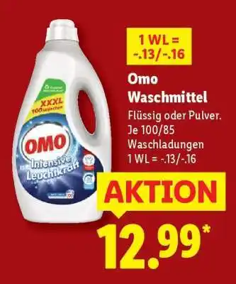 Lidl OMO Waschmittel Angebot
