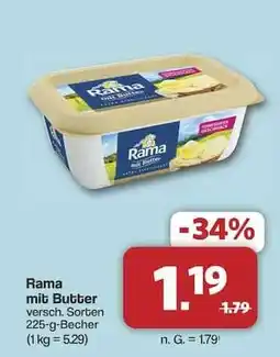 Famila Nord Ost Rama mit Butter Angebot