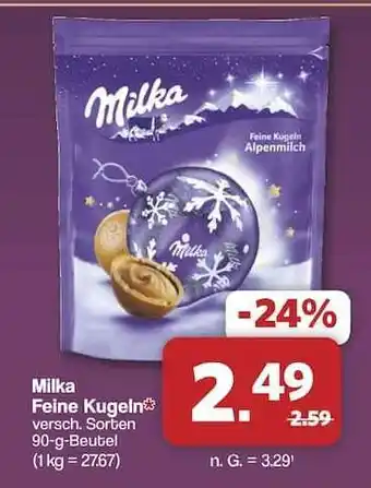 Famila Nord Ost Milka Feine Kugeln Angebot