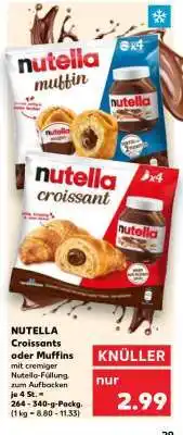 Kaufland NUTELLA Croissants oder Muffins Angebot