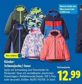 Lidl Schneejacke Angebot
