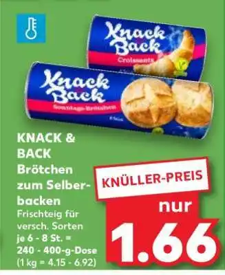 Kaufland Knack & Back Angebot