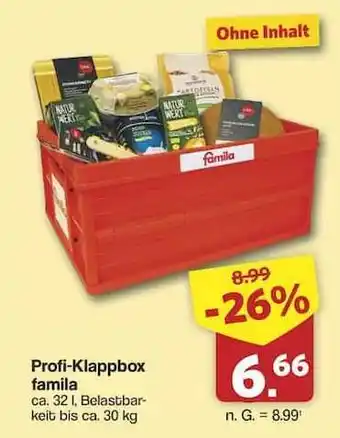 Famila Nord Ost Profi-Klappbox famila Angebot