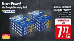 Edeka Alkaline Batterien 'Longlife Power' Angebot