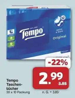 Famila Nord Ost Tempo Taschentücher Angebot