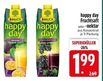 Edeka happy day Fruchtsaft oder -nektar Angebot
