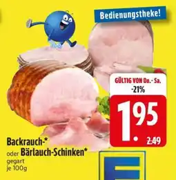 Edeka Backrauch- oder Bärlauch-Schinken Angebot