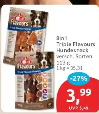 Budni 8in1 Triple Flavours Hundesnack Angebot