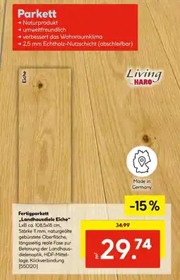 Hellweg Haro landhausdiele eiche Angebot