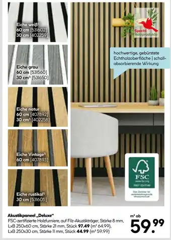 Hellweg Akustikpaneel „deluxe“ Angebot