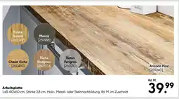 Hellweg Arbeitsplatte evoke sunset Angebot